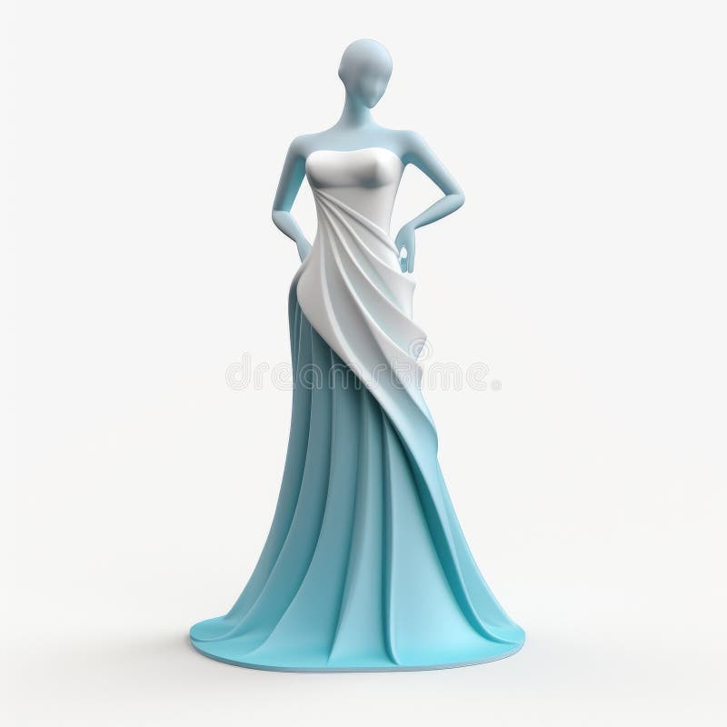 Vignetta in plastica 3d con 4 caratteri in abito completo illustrazione vettoriale