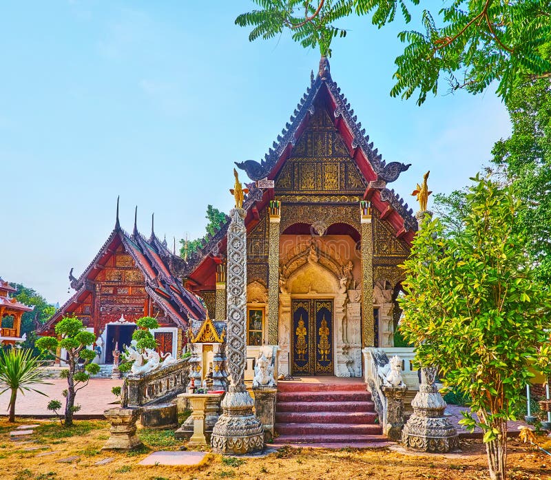 The Viharn of Wat Pratu Pong, Lampang, Thailand