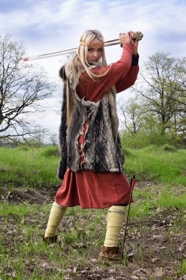 Viking girl warrior