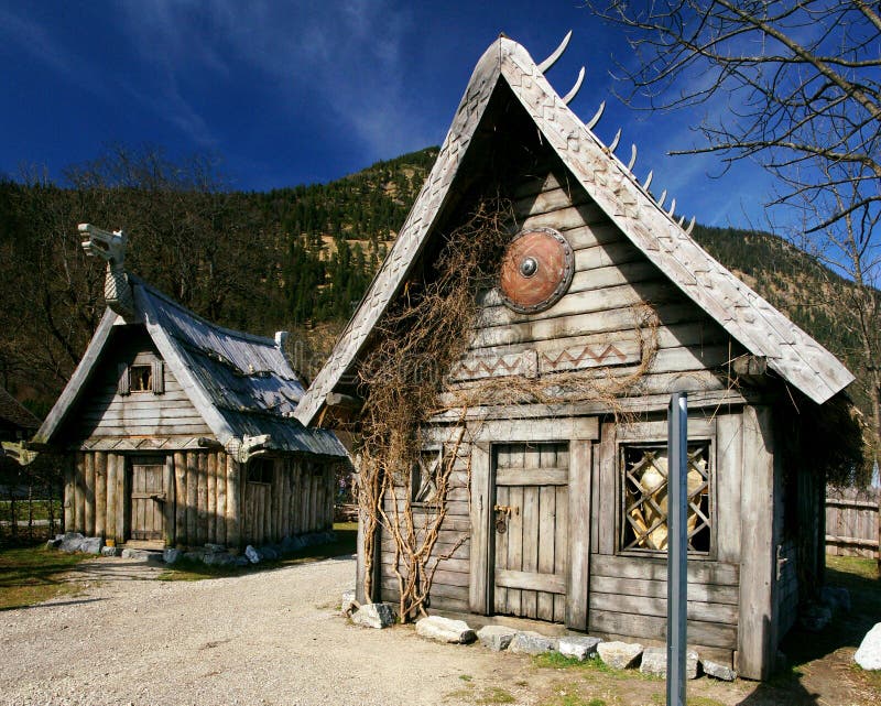 Viking House editorial stock image. Image of bavarian - 19043129