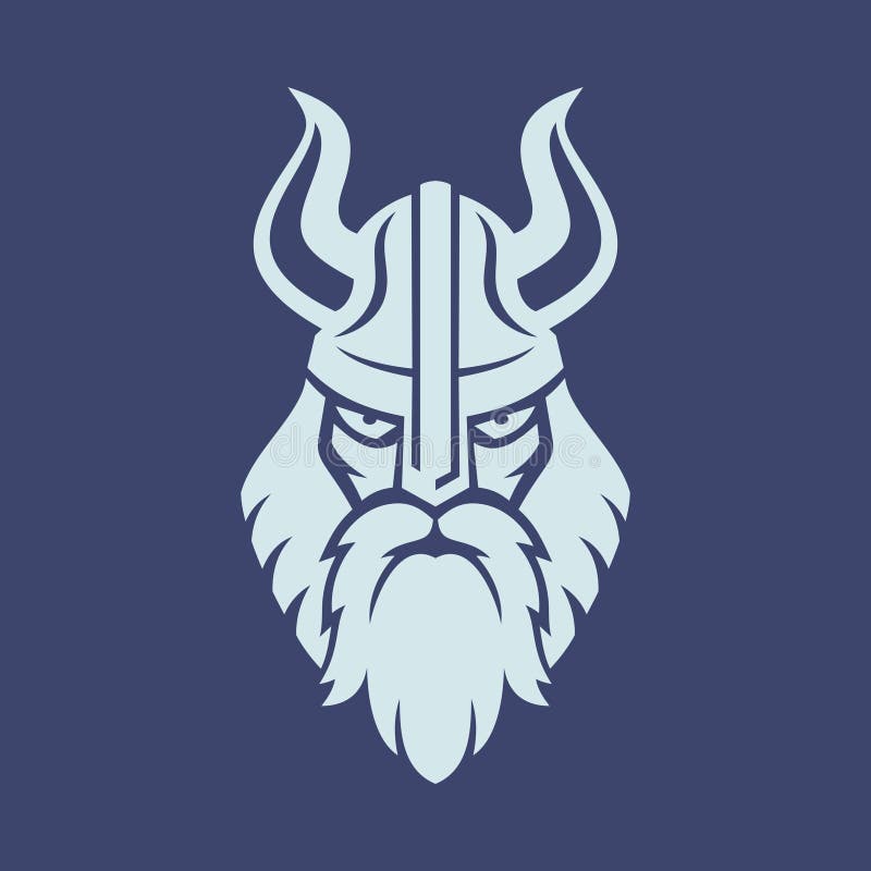 Viking Knight Head Logo Template Stock Vector Illustration of helm