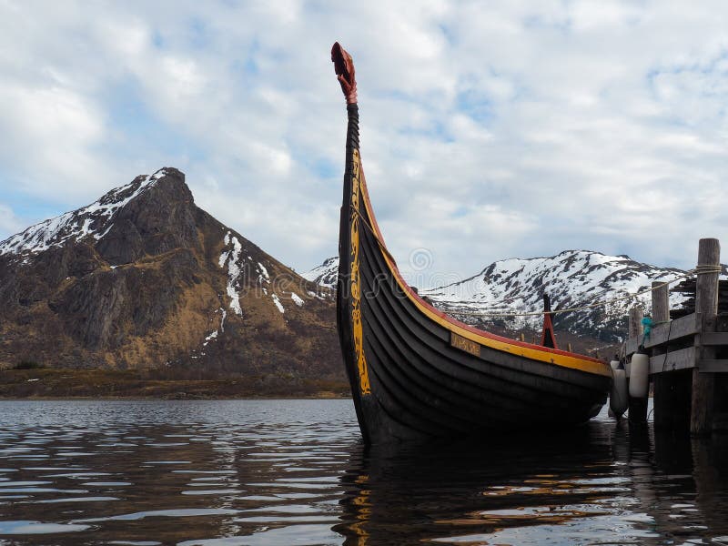 Viking statek obrazy royalty free Viking statek obrazy royalty free