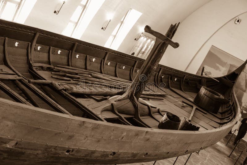 Viking stridskepp i Oslo, Norge arkivfoto Viking stridskepp i Oslo, Norge arkivfoto