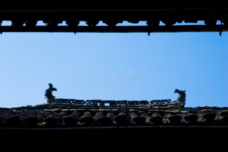 Aldeia bonita imagem de stock