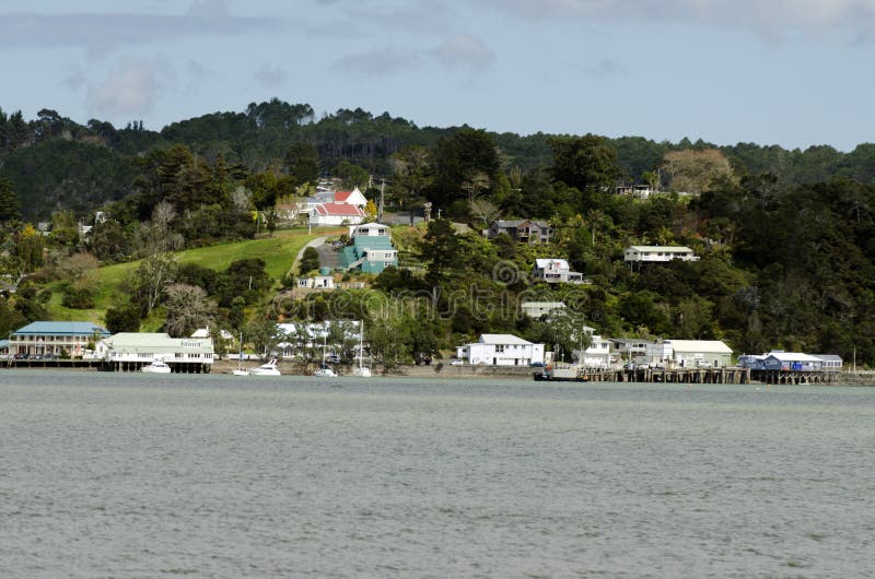 Vila de Mangonui no Northland Nova Zelândia imagem de stock royalty free Vila de Mangonui no Northland Nova Zelândia imagem de stock royalty free