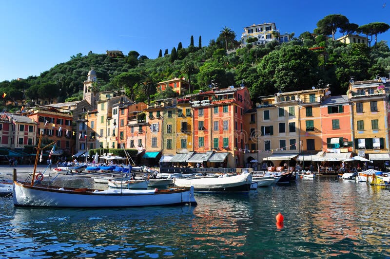 Portofino village, Ligurian Coast, Italy,Europe. Portofino village, Ligurian Coast, Italy,Europe