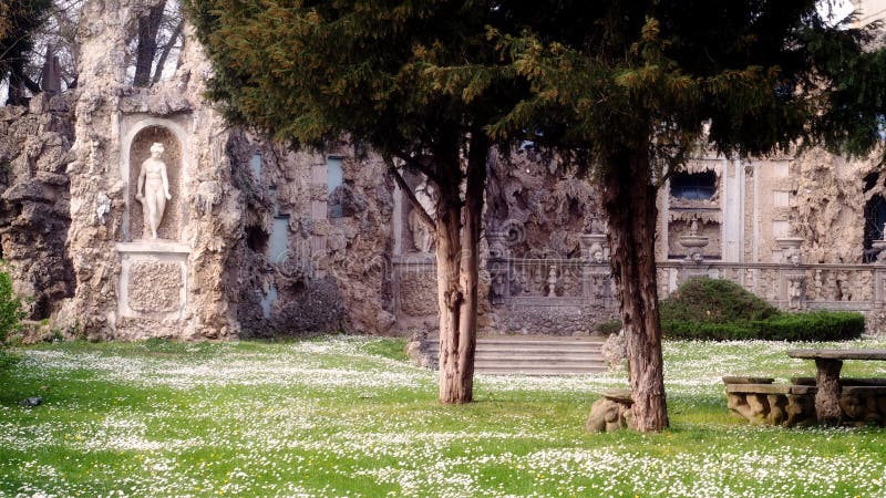 Villa Borromeo Visconti Litta på den Lainate staden royaltyfri foto Villa Borromeo Visconti Litta på den Lainate staden royaltyfri foto