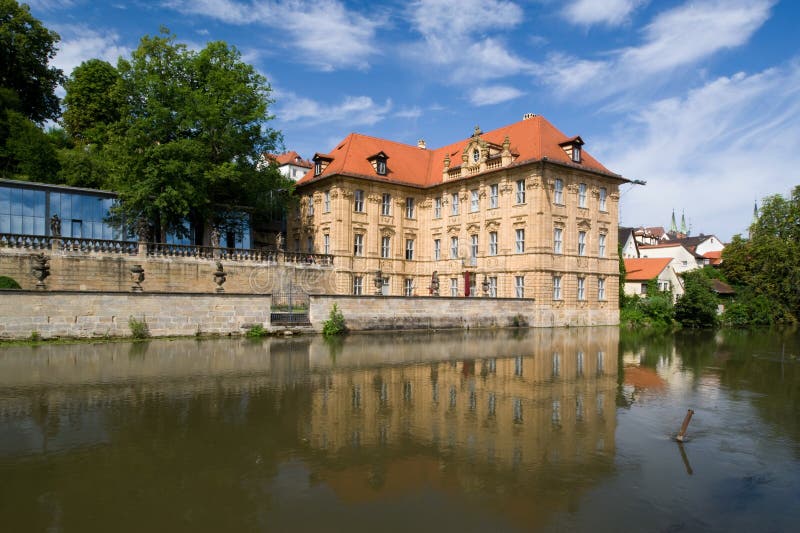 Villa Concordia in Bamberg stock photo. Image of clouds 15382612