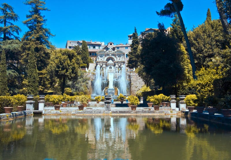 Villa d Este - The Organ Fountain