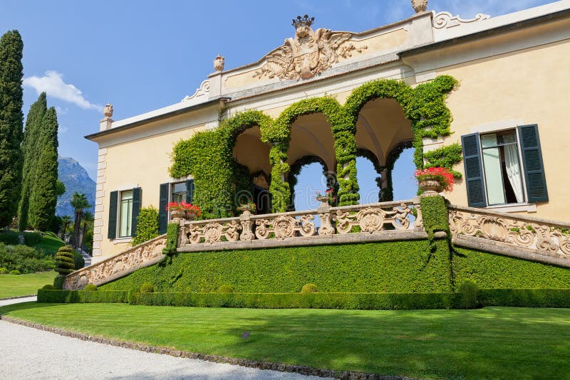 Villa Del Balbianello auf See Como, Lenno, Lombardia, Italien lizenzfreie stockbilder Villa Del Balbianello auf See Como, Lenno, Lombardia, Italien lizenzfreie stockbilder