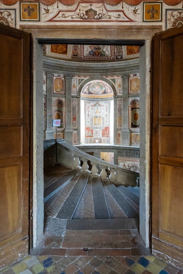 Villa Farnese in Caprarola, Italy Editorial Stock Photo - Image of ...