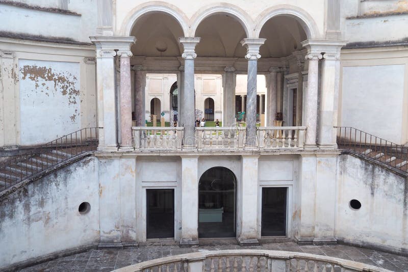 The two-story Nympheum of Villa Giulia today the National Etruscan Museum in Rome, Italy. This three-leveled structure of covered loggias, decorated with marble statuary, reclining river gods in niches, and balustrades, is constructed around a central fountain. Built for Pope Julius III between 1550 and 1555, Villa Giulia is a magnificent Renaissance palace. Created in 1899, the Etruscan Museum of Villa Built for Pope Julius III between 1550 and 1555, Villa Giulia is a magnificent Renaissance palace. Created in 1899, the Etruscan Museum of Villa Giulia houses works from pre-Roman Italian antiquity, especially from the Etruscan world. The two-story Nympheum of Villa Giulia today the National Etruscan Museum in Rome, Italy. This three-leveled structure of covered loggias, decorated with marble statuary, reclining river gods in niches, and balustrades, is constructed around a central fountain. Built for Pope Julius III between 1550 and 1555, Villa Giulia is a magnificent Renaissance palace. Created in 1899, the Etruscan Museum of Villa Built for Pope Julius III between 1550 and 1555, Villa Giulia is a magnificent Renaissance palace. Created in 1899, the Etruscan Museum of Villa Giulia houses works from pre-Roman Italian antiquity, especially from the Etruscan world.