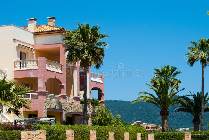 Villa met de tuin, Majorca, Spanje