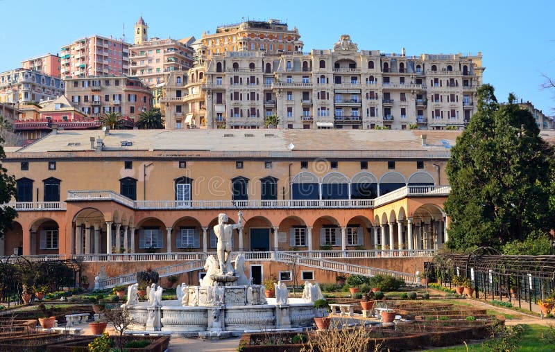 Villa of the Prince, Genoa stock image. Image of arches 24106757