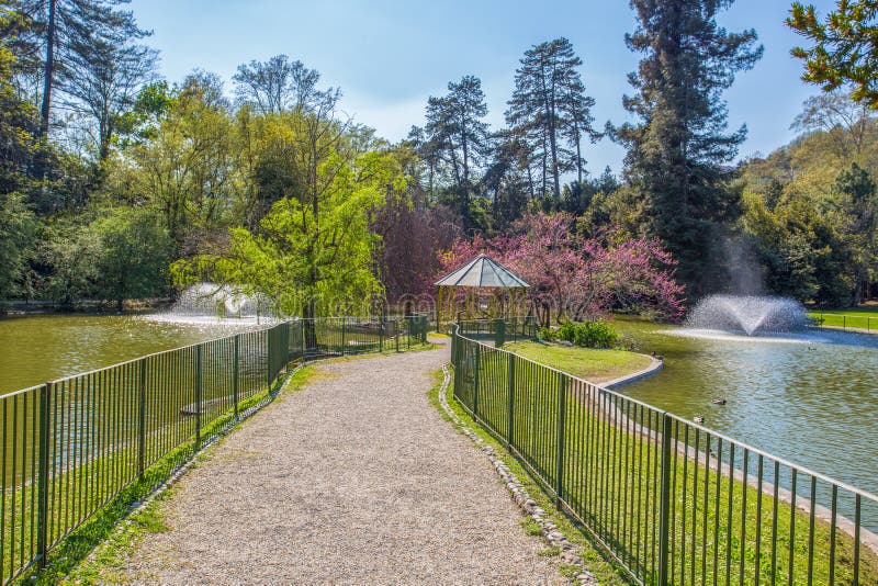 Villa Serra di Comago公园,热那亚赫诺瓦,意大利 库存照片 Villa Serra di Comago公园,热那亚赫诺瓦,意大利 库存照片