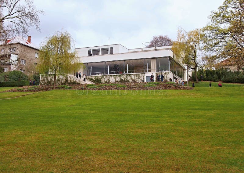 Villa Tugendhat stock foto Villa Tugendhat stock foto
