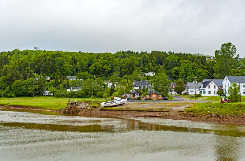 Village of Alma on the Bay of Fundy, Canada