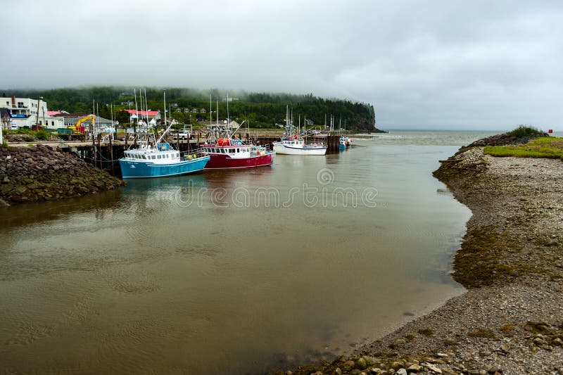 Village of Alma on the Bay of Fundy, Canada