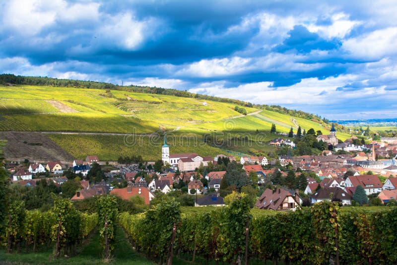 Village of Barr in Alsace royalty free stock images Village of Barr in Alsace royalty free stock images