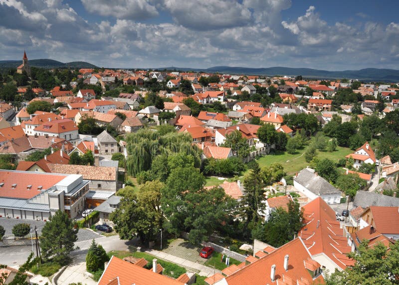 Village from bird s view