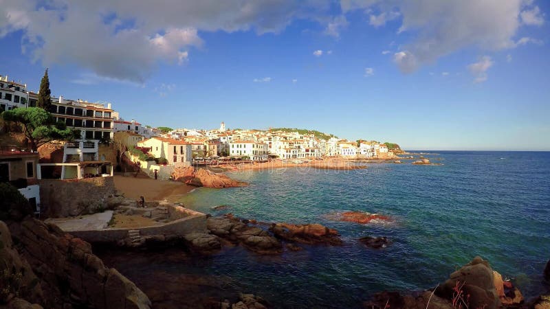 Calella De Palafrugell Village at Sunrise in Catalonia, Costa Brava ...