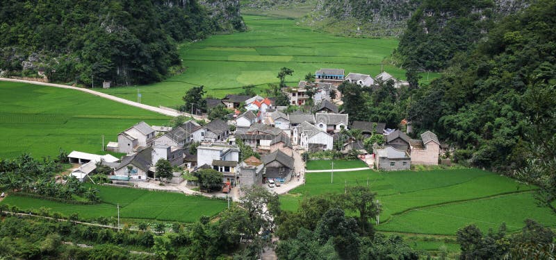 Village in the china