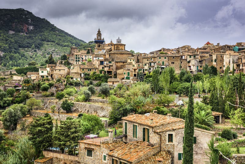 Valldemossa, Mallorca, Spain historic village. Valldemossa, Mallorca, Spain historic village.