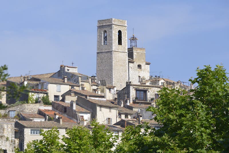 Village De Saint Paul De Vence Dans Les Frances Image stock Image du