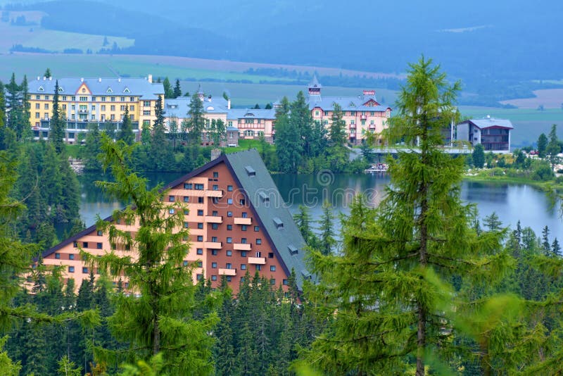 View of the Hotel Patria in Strbske Pleso