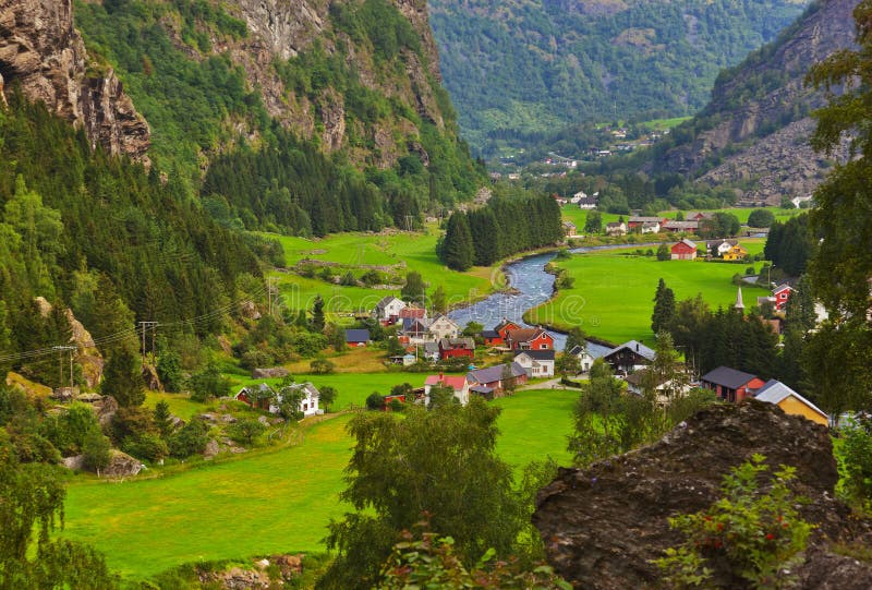 Village in Flam - Norway