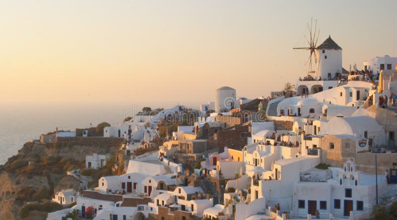 Village grec traditionnel, Oia, Santorini 2 images libres de droits Village grec traditionnel, Oia, Santorini 2 images libres de droits