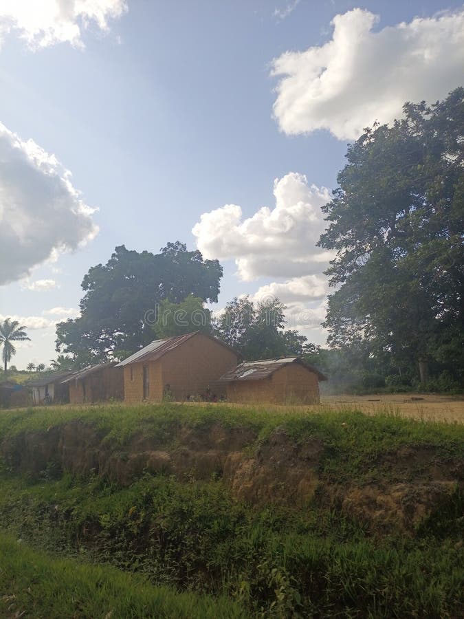 Village in Kongo Central, RDC Stock Photo Image of farm, hill 216009626