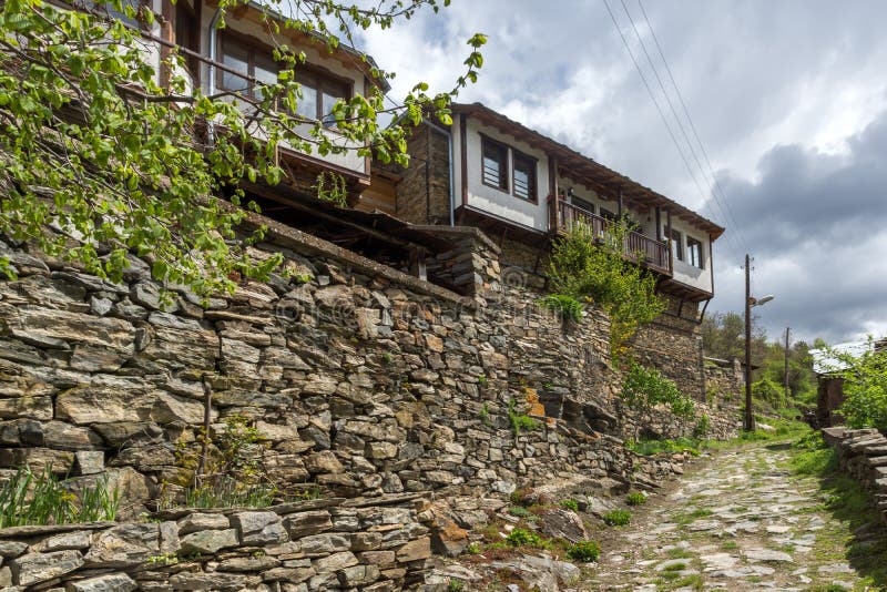 Village of Kosovo with Authentic nineteenth century houses, Bulgaria royalty free stock image Village of Kosovo with Authentic nineteenth century houses, Bulgaria royalty free stock image