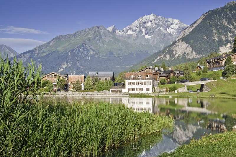 The village of Le Praz, close to the Vanoise NP