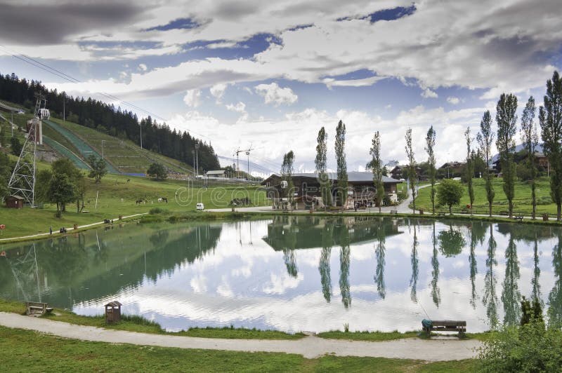 The village of Le Praz, close to the Vanoise NP