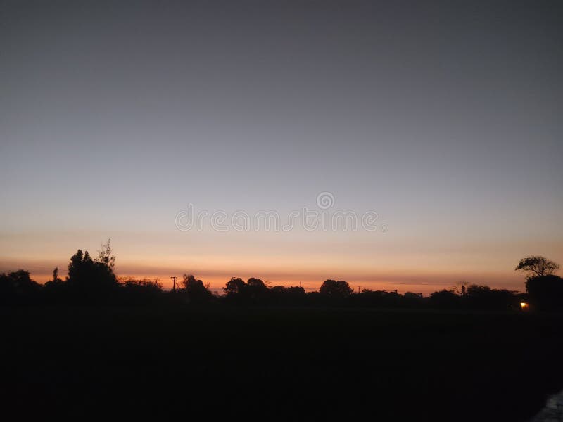 Village morning stock photo. Image of skyline, cloud 276068734