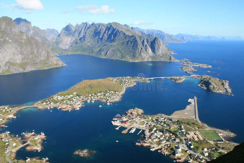 The village of Reine from of Reinebringen