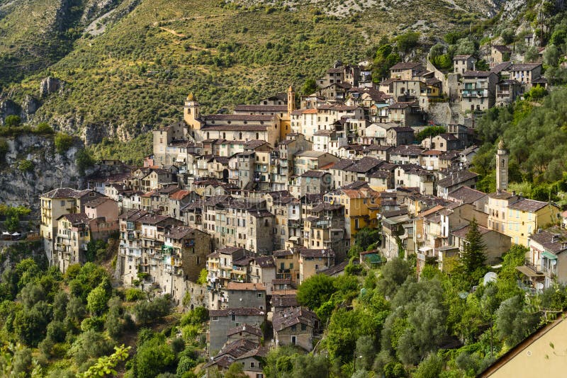 The Village of Saorge, Alpes-Maritimes, Provence in France