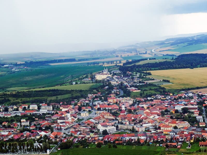 Village Spiske Podhradie in Slovakia