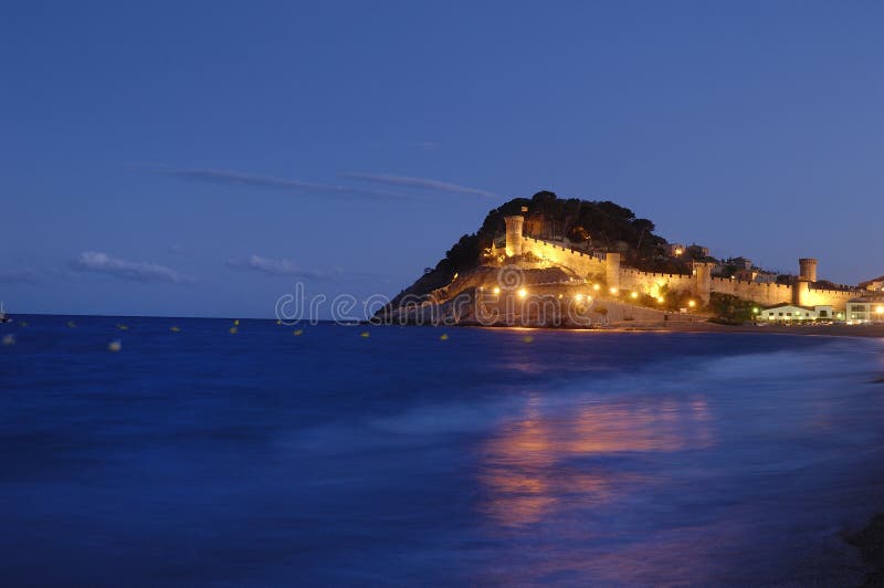 Village of Tossa de Mar, Costa Brava, Girona,province,Catalonia royalty free stock image Village of Tossa de Mar, Costa Brava, Girona,province,Catalonia royalty free stock image