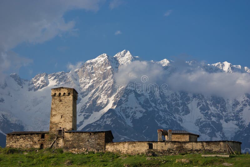 Village of Ushguli in Georgia