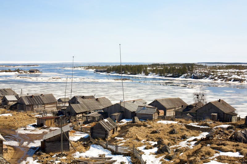 Village on a White sea