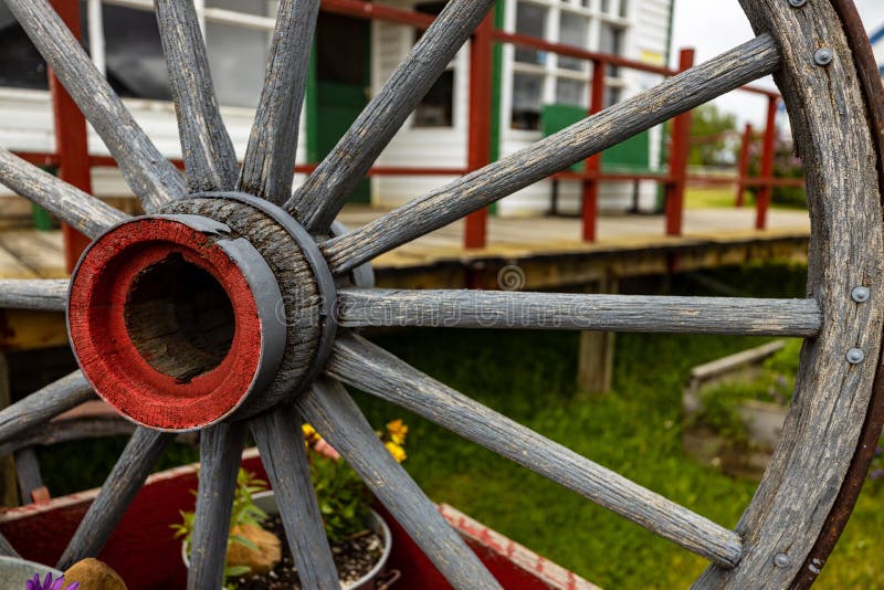 Village of Wooden Houses in Canada Stock Photo Image of farm, village