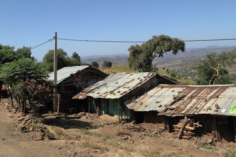 Villages and Houses in Ethiopia Stock Photo Image of village, tradition 83415704
