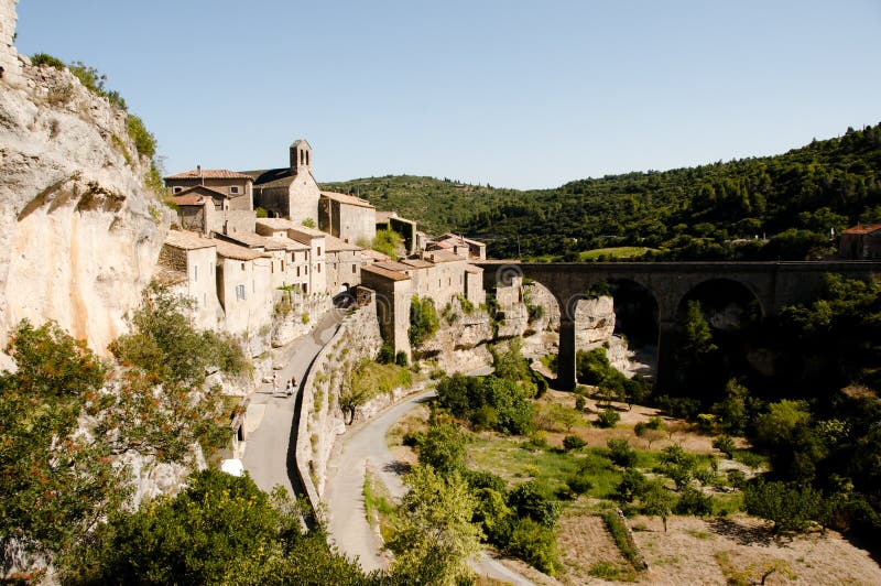 Minerve, Francia immagini stock libere da diritti