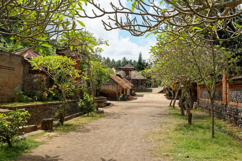 Villaggio di Tenganan in Bali immagine stock Villaggio di Tenganan in Bali immagine stock