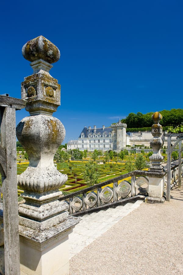 Villandry Castle with garden, Indre-et-Loire, Centre, France