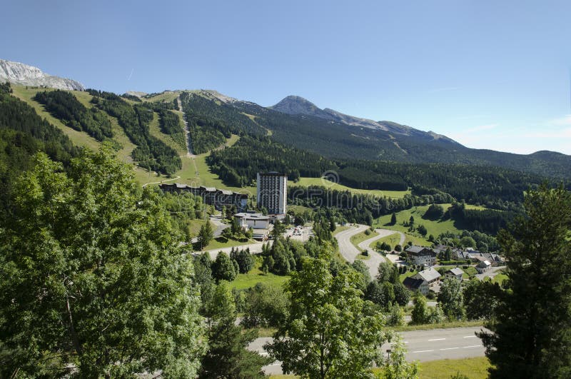 Villard De Lans Resort. France Stock Image Image of range, lans 20996705