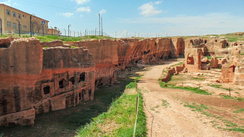 Ville antique de Dara dans Mésopotamie, Mardin images stock Ville antique de Dara dans Mésopotamie, Mardin images stock