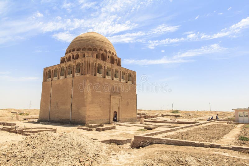 Ville antique de Merv au Turkménistan photographie stock Ville antique de Merv au Turkménistan photographie stock